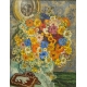 Tableau "Bouquet de fleurs" signé HC FORESTIER