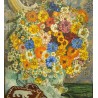 Tableau \"Bouquet de fleurs\" signé HC FORESTIER