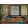 Pastel "Violon Aria" signé SCHMIED-L'EPLATTENIER