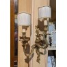 A pair of ‘Chinese-style’ wall sconces in gilded bronze