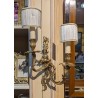 A pair of ‘Chinese-style’ wall sconces in gilded bronze
