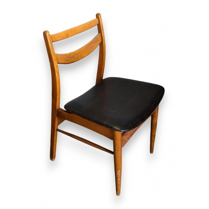 Suite de 6 chaises vintage en teck