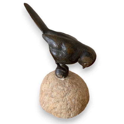 Bronze \"Nonette\" signée C R