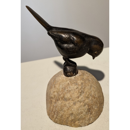 Bronze \"Nonette\" signée C R