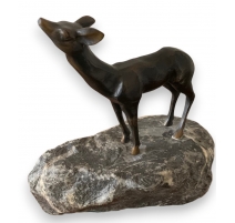 Bronze "Biche" de Charles REUSSNER