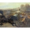 Tableau \"Carrosse contre le cheval de fer\"