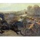 Tableau "Carrosse contre le cheval de fer"