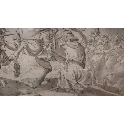 Dessin "Scène de bataille"