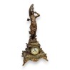 Onyx clock topped with ‘Moisson’