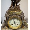 Onyx clock topped with ‘Moisson’