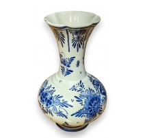 Vase en faïence de Delft Fleurs