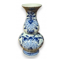 Vase en faïence de Delft Fleurs