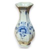 Vase hexagonal en faïence de Delft Fleurs