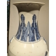 Vase en porcelaine bleu blanc décor Paysage