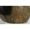 Bronze \"Blaireau en boule\" signé R.H.