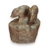 Bronze \"Deux marcassins\" signé Robert HAINARD