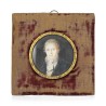 Paire de portraits miniature Humbert-Droz