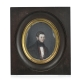 Portrait miniature "Gentilhomme au redingote"