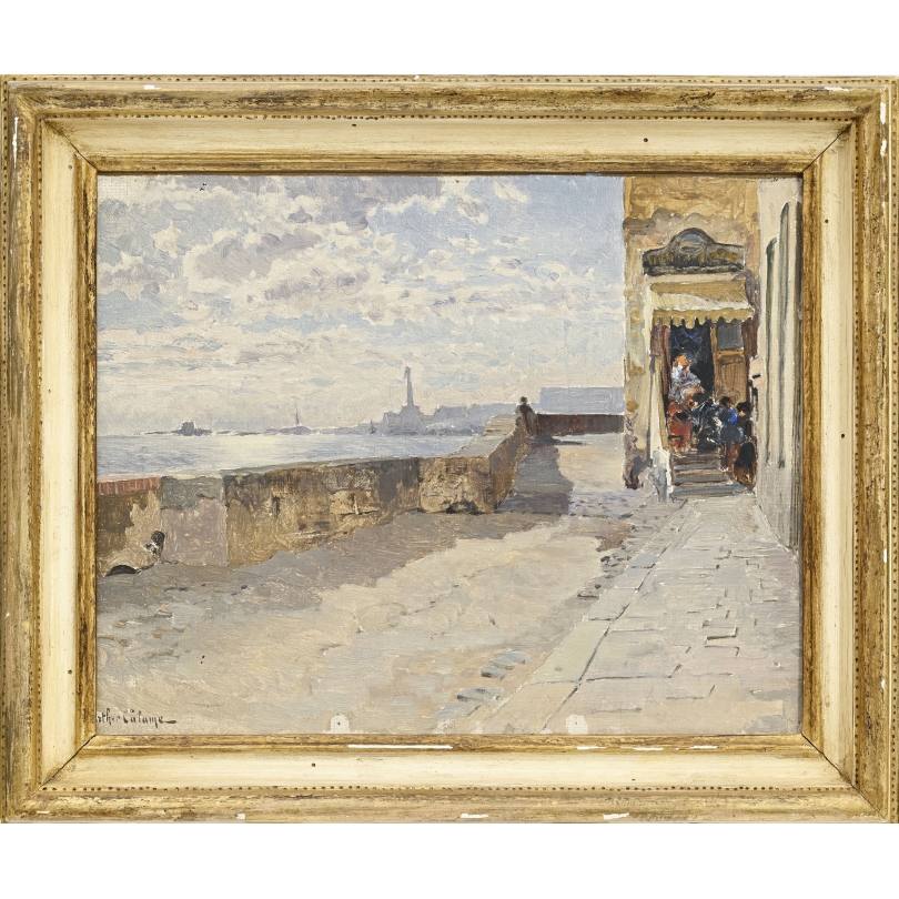 Tableau "Venise" signé Arthur CALAME