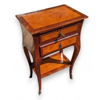 Louis XV bedside table, amaran