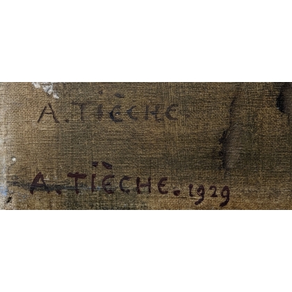 Paintings | Oil on canvas, Switzerland, ‘Bern’, signed A. Moinat SA  – Antiques and home décor