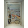 Aquarelle "Bruxelles" signée A. TIÈCHE 1903