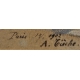 Aquarelle "Paris" signée A. TIÈCHE 1902
