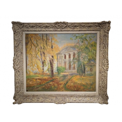 Tableau \"Lohn Kehrsatz\" signé Ad. TIÈCHE 1949