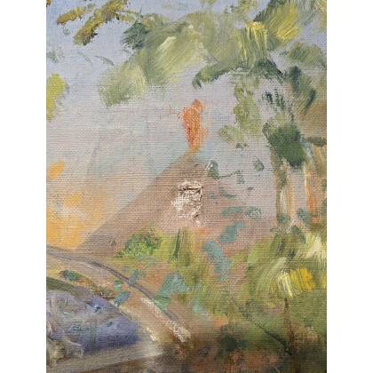 Tableau \"Lohn Kehrsatz\" signé Ad. TIÈCHE 1949