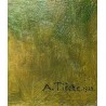 Tableau \"Palais Fédéral\" signé A. TIÈCHE 1923