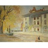 Tableau \"Esplanade\" signé Ad. TIÈCHE