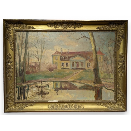 Tableau \"Chateau\" par TIÈCHE