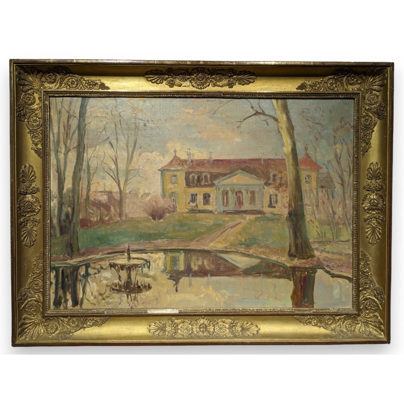 Tableau \"Chateau\" par TIÈCHE