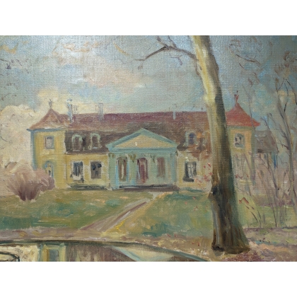 Tableau \"Chateau\" par TIÈCHE