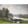 Pastel "Lagny" signé Rodolphe PIGUET
