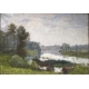 Pastel "Lagny" signé Rodolphe PIGUET