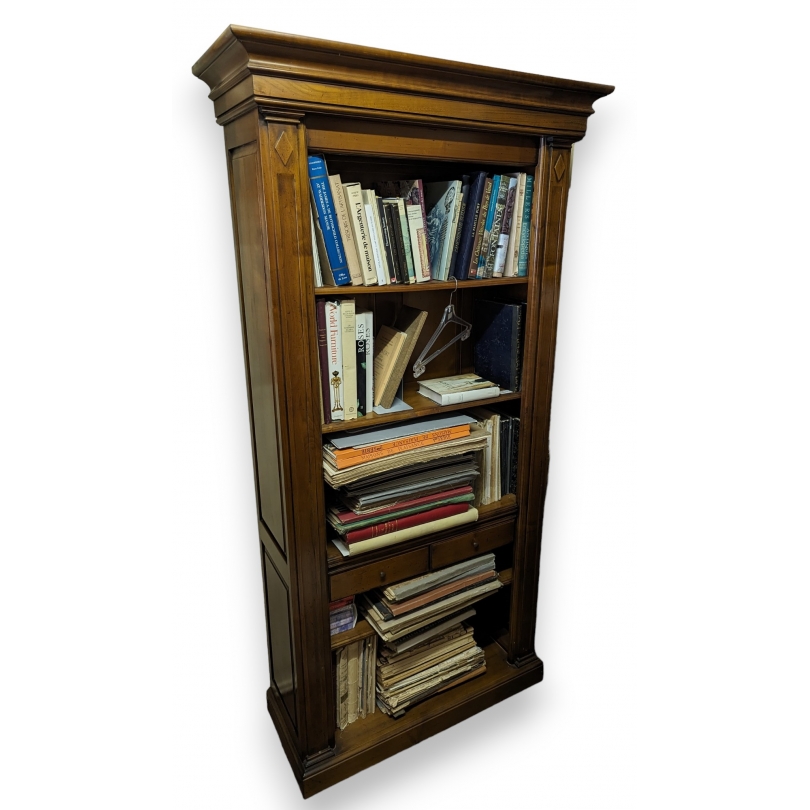 Bibliothèque ouverte style Directoire