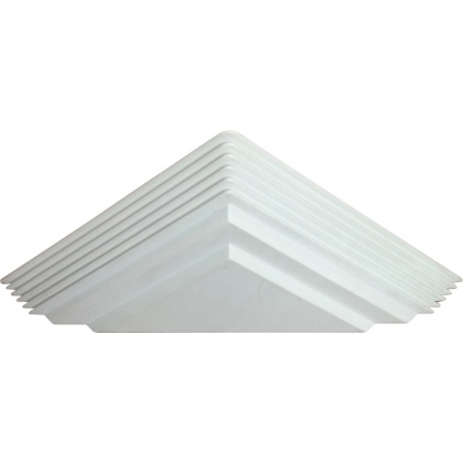 White metal Triangle wall light