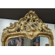 Miroir style Louis XV FUNK en bois doré sculpté