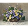 Tableau \"Bouquet de fleurs\" signé A. DUPLAIN