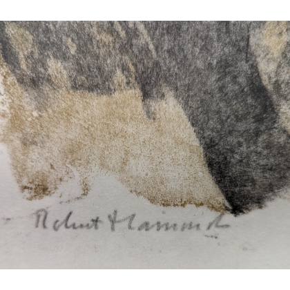 Gravure "Chamois" signé Robert HAINARD