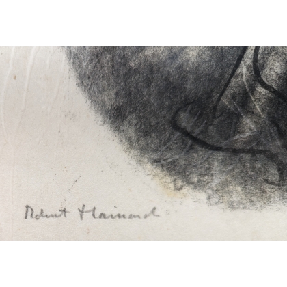 Gravure "Deux colverts" signé Robert HAINARD