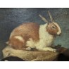 Tableau \"Deux lapins\"