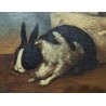 Tableau \"Deux lapins\"