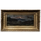 Huile sur toile "Paysage de Provence"