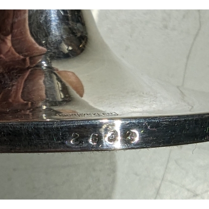 Vase soliflore en argent JEZLER