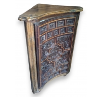 Corner cabinet, richly carved
