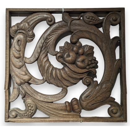 Panneau Art Deco \"Corne d\'abondance\"