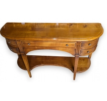 Console-bureau Directoire en merisier