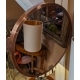 Miroir rond "BANDIT" métal cuivré